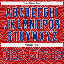 Load image into Gallery viewer, Custom Red Royal-White Authentic City Edition Basketball Jersey
