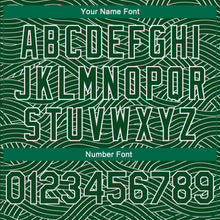 Load image into Gallery viewer, Custom Green White Authentic City Edition Basketball Jersey
