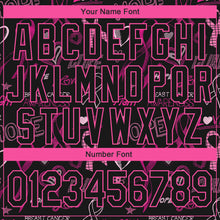 Load image into Gallery viewer, Custom Black Pink 3D Pattern Design Pink Ribbon Breast Cancer Awareness Month Women Health Care Support Performance T-Shirt
