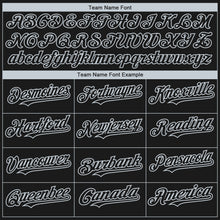 Load image into Gallery viewer, Custom Black Silver 3D Las Vegas City Edition Fade Fashion Authentic Baseball Jersey
