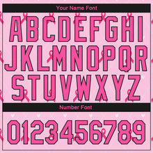 Load image into Gallery viewer, Custom Pink Black 3D Pink Ribbon Breast Cancer Awareness Month Women Health Care Support Authentic Baseball Jersey
