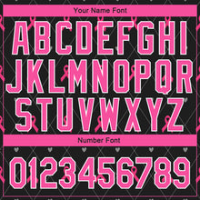 Load image into Gallery viewer, Custom Black Pink-White 3D Pink Ribbon Breast Cancer Awareness Month Women Health Care Support Authentic Baseball Jersey
