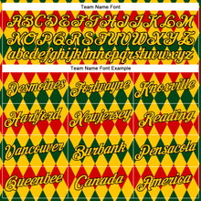 Load image into Gallery viewer, Custom Black Yellow 3D Pattern Design Black History Month Performance T-Shirt
