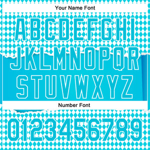 Custom Lakes Blue White 3D Pattern Design Oktoberfest Authentic Baseball Jersey