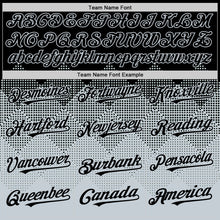 Load image into Gallery viewer, Custom Black Silver 3D Pattern Design Gradient Square Shapes Authentic Baseball Jersey
