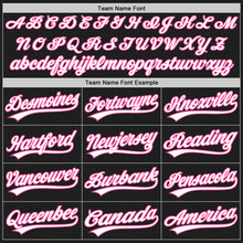 Load image into Gallery viewer, Custom Graffiti Pattern Black Teal-Pink 3D Scratch Authentic Baseball Jersey
