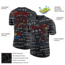 Load image into Gallery viewer, Custom 3D Pattern Design Math Performance T-Shirt
