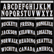 Load image into Gallery viewer, Custom Black White Old Gold-Royal Authentic Baseball Jersey
