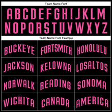 Load image into Gallery viewer, Custom Black Pink Authentic Baseball Jersey
