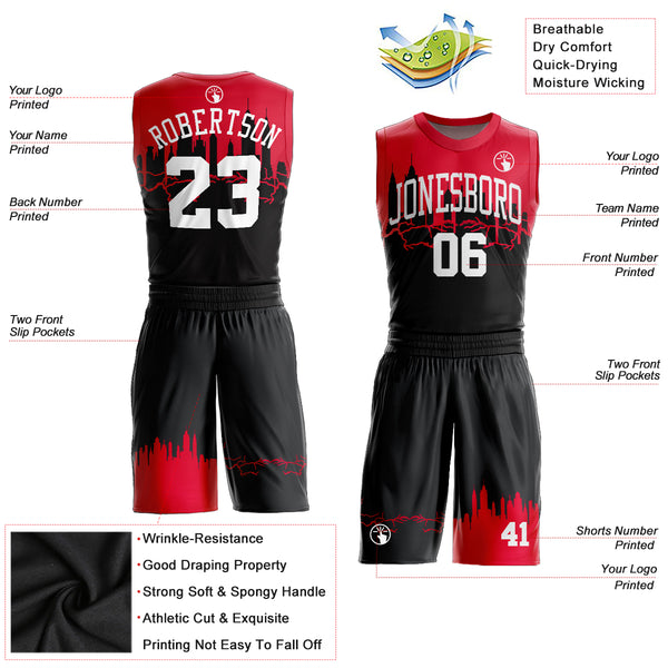 Athletic Knit Custom Sublimated Basketball Jersey Design 1173 | Basketball | Custom Apparel | Sublimated Apparel | Jerseys Youth S
