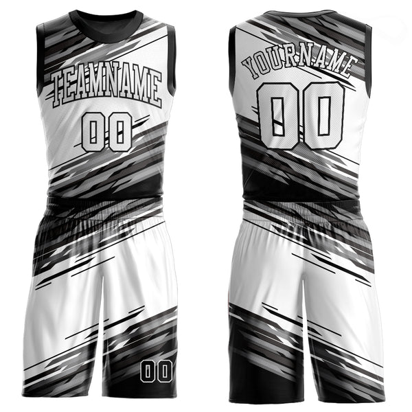 Blue Geometric Sublimation Basketball Jerseys and Shorts | YoungSpeeds Womens