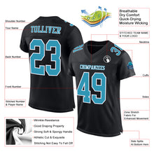 Load image into Gallery viewer, Custom Black Panther Blue-White Mesh Authentic Football Jersey
