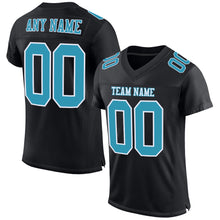 Load image into Gallery viewer, Custom Black Panther Blue-White Mesh Authentic Football Jersey

