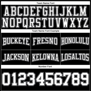 Custom Stitched Black White-Gray Football Pullover Sweatshirt Hoodie