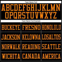 Load image into Gallery viewer, Custom Black Bay Orange Mesh Authentic Football Jersey
