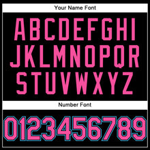 Load image into Gallery viewer, Custom Black Pink-Sky Blue Performance T-Shirt

