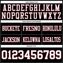 Load image into Gallery viewer, Custom Black White-Cardinal Authentic Football Jersey
