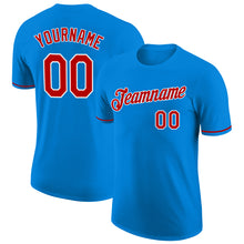 Load image into Gallery viewer, Custom Blue Red-White Performance T-Shirt
