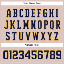 Load image into Gallery viewer, Custom Camo Navy-Gold Authentic Salute To Service Baseball Jersey
