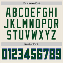 Load image into Gallery viewer, Custom Cream Green-Royal Mesh Authentic Football Jersey
