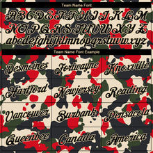 Load image into Gallery viewer, Custom Women's Camo Black-Cream Salute To Service V-Neck Cropped Baseball Jersey
