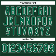 Load image into Gallery viewer, Custom Women&#39;s Green Kelly Green-White V-Neck Cropped Baseball Jersey

