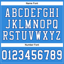 Load image into Gallery viewer, Custom Powder Blue White-Royal Mesh Authentic Football Jersey
