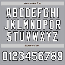 Load image into Gallery viewer, Custom Gray White Orange-Black Authentic Fade Fashion Baseball Jersey
