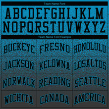 Load image into Gallery viewer, Custom Stitched Panther Blue Black Fade Fashion Sports Pullover Sweatshirt Hoodie
