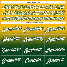 Load image into Gallery viewer, Custom Stitched Gold White-Green Fade Fashion Sports Pullover Sweatshirt Hoodie
