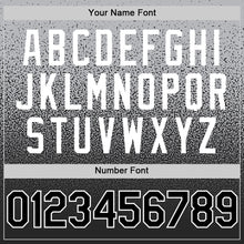 Load image into Gallery viewer, Custom Gray Black-White Authentic Fade Fashion Baseball Jersey
