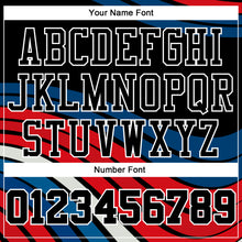 Load image into Gallery viewer, Custom Figure Black-Red Round Neck Sublimation Basketball Suit Jersey
