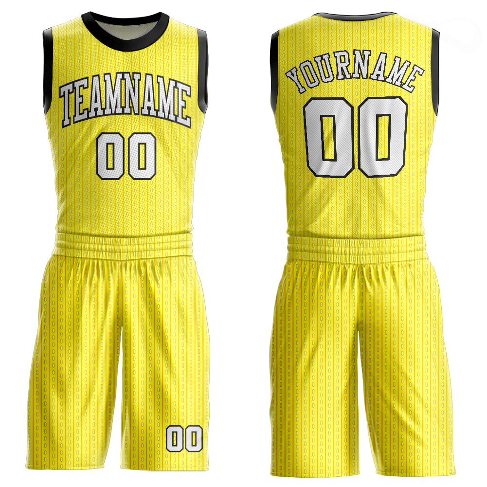 Custom Royal Neon Green-White Round Neck Sublimation Basketball Suit Jersey  Discount