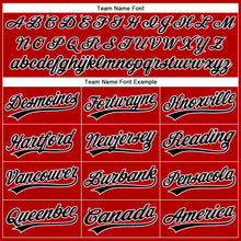 Load image into Gallery viewer, Custom Red Black-White Performance Vapor Golf Polo Shirt

