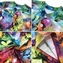 Load image into Gallery viewer, Custom Scratch Graffiti Pattern White-Kelly Green 3D Authentic Baseball Jersey
