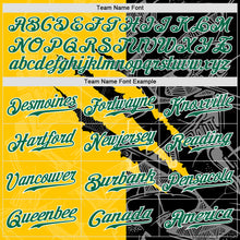 Load image into Gallery viewer, Custom Graffiti Pattern Kelly Green Yellow-Black 3D Scratch Authentic Baseball Jersey
