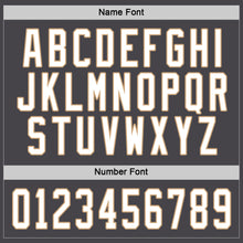 Load image into Gallery viewer, Custom Steel Gray White-Old Gold Hockey Jersey
