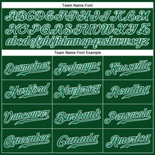 Load image into Gallery viewer, Custom Green Kelly Green-White Authentic Sleeveless Baseball Jersey
