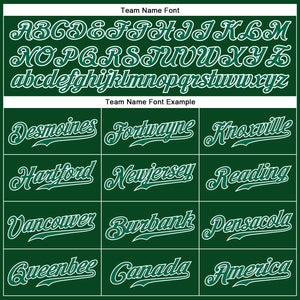 Custom Green Kelly Green-White Authentic Sleeveless Baseball Jersey