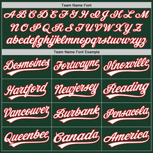 Load image into Gallery viewer, Custom Green White-Red Authentic Baseball Jersey
