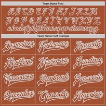 Load image into Gallery viewer, Custom Texas Orange Texas Orange Gray-White Bomber Full-Snap Varsity Letterman Jacket
