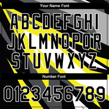 Load image into Gallery viewer, Custom Gray Black-Gold 3D Pattern Design Bomber Full-Snap Varsity Letterman Jacket
