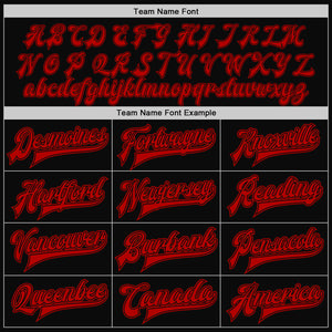 Custom Black Red Bomber Full-Snap Varsity Letterman Two Tone Jacket