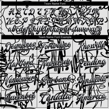 Load image into Gallery viewer, Custom Graffiti Pattern Black-Gray Grunge Art With Female Faces Lips 3D Bomber Full-Snap Varsity Letterman Jacket
