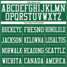 Load image into Gallery viewer, Custom Kelly Green White Mesh Authentic Football Jersey
