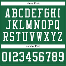 Load image into Gallery viewer, Custom Kelly Green White Mesh Authentic Football Jersey
