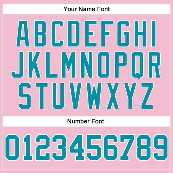 Custom Light Pink Teal-White Authentic Throwback Basketball Jersey Fast Shipping – FiitgCustom