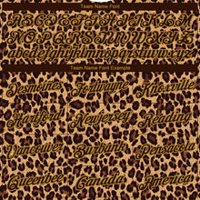Load image into Gallery viewer, Custom Brown Brown-Old Gold Leopard 3D Pattern Long Sleeve Performance T-Shirt
