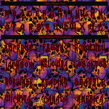 Load image into Gallery viewer, Custom 3D Pattern Halloween Skulls Long Sleeve Performance T-Shirt
