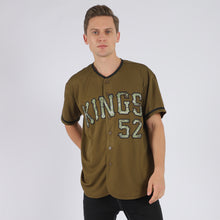 Load image into Gallery viewer, Custom Olive Camo-Black Authentic Salute To Service Baseball Jersey
